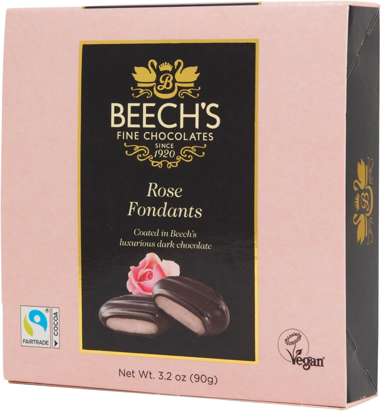 Beech's Rose Fondants, 90g - Chocolate-Covered Rose Creams
