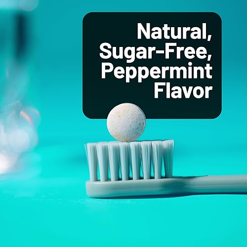 Miniatura 11 de NatureWise Probióticos orales para el mal aliento bucal, menta masticable sin azúcar, Lactobacillus reuteri masticable, probióticos orales para