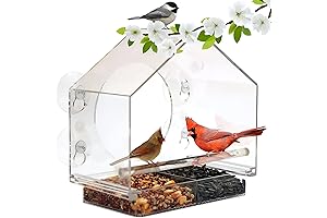 Martin Bird Houses for Outside Use, Enhanced Water Protection and Window Suction...