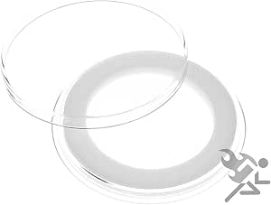 Air-Tite Coin Capsule \"X\" White Ring Coin Holder For 44mm Coins - $2.49