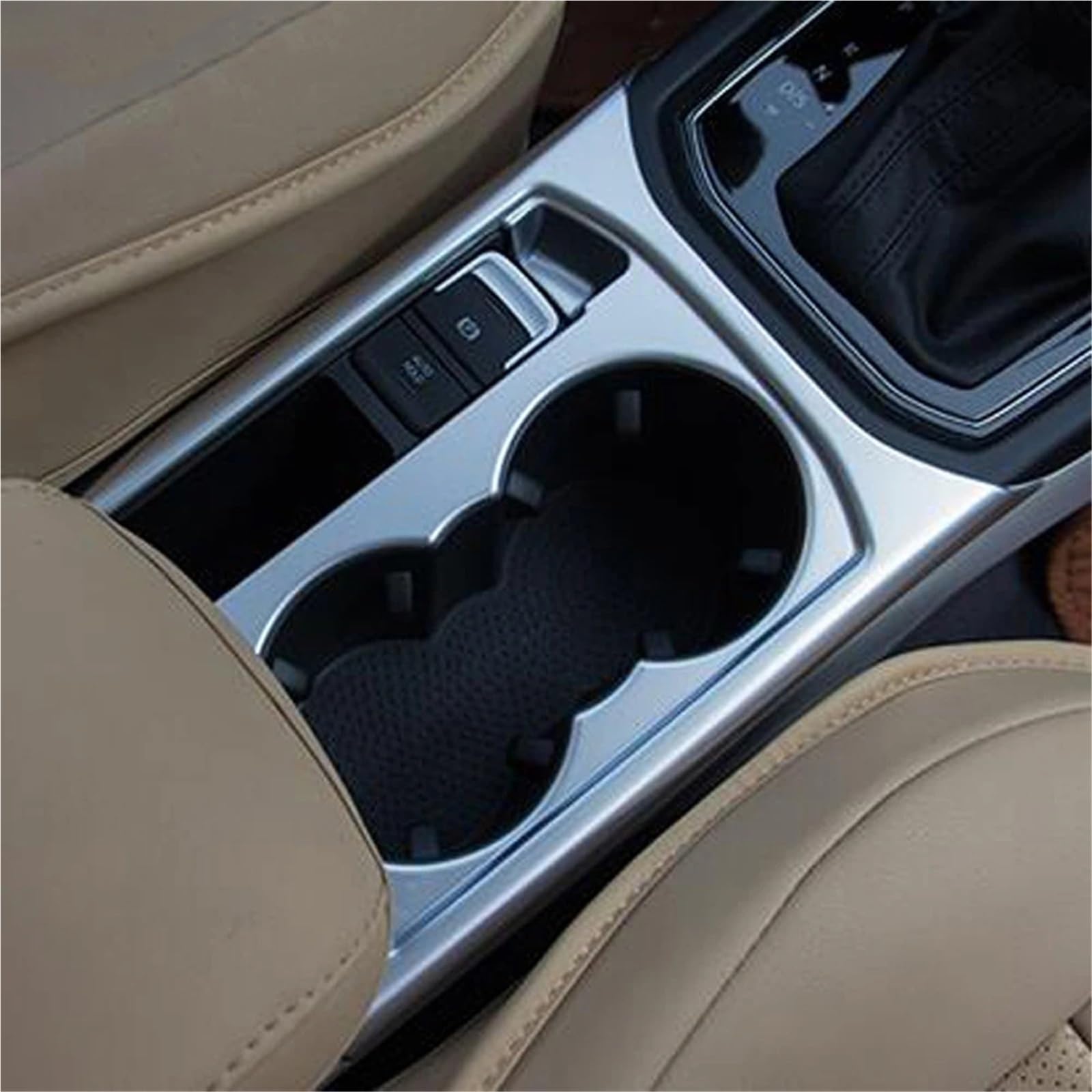 Auto Center Konsole Wasser Tasse Halter Rahmen Abdeckung Trim Innen Zubehör Für VW Für Touran 2016-2023