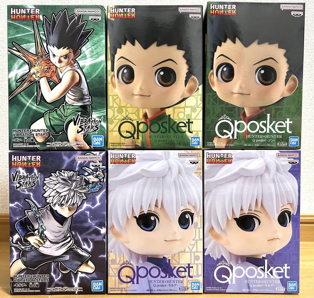 Amazon.co.jp: 【】hunter×hunter ゴン キルア フィギュア 6点セット