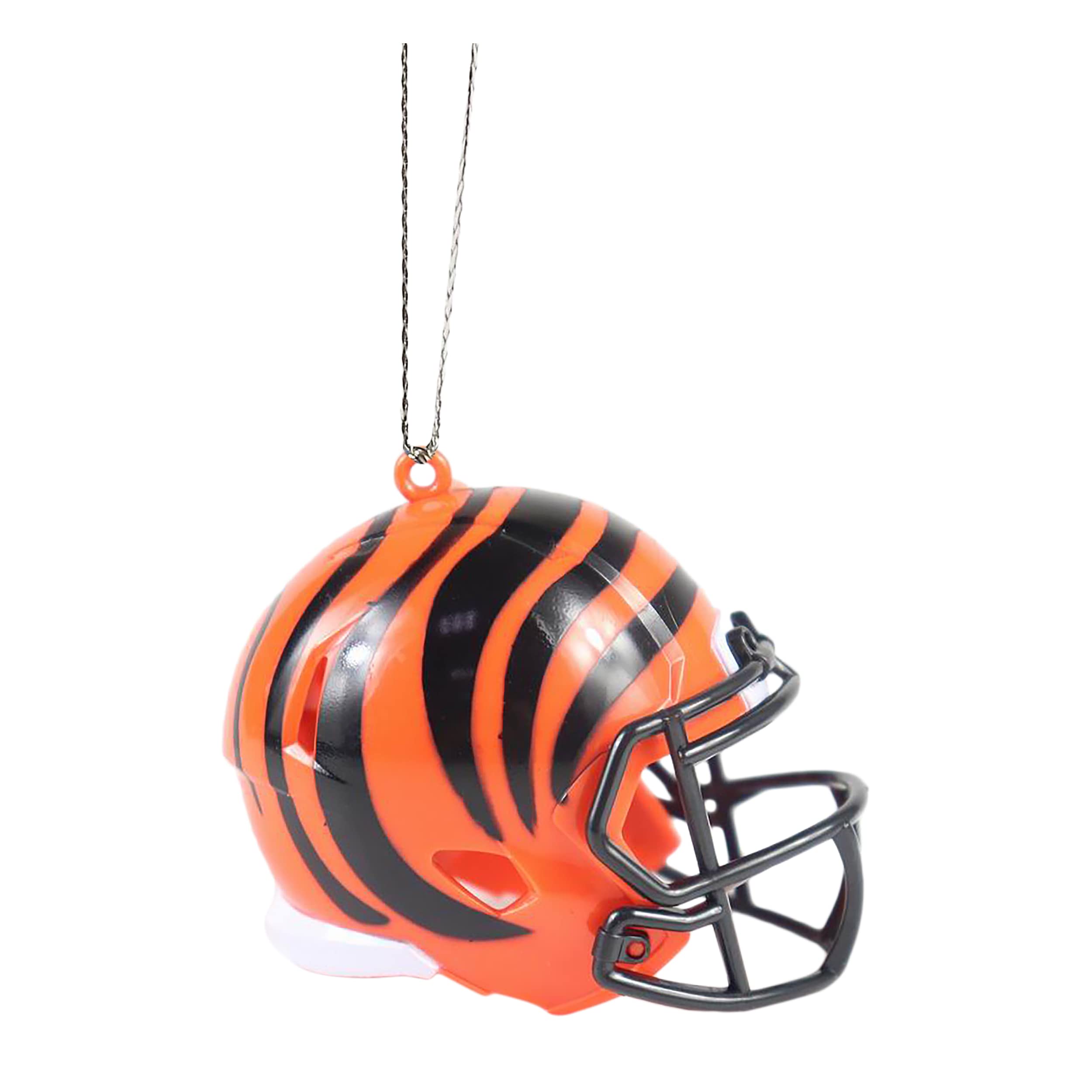 Foco Orange Nfl Cincinnati Bengals Helmet Bauble Christmas Tree Pendant Ornament