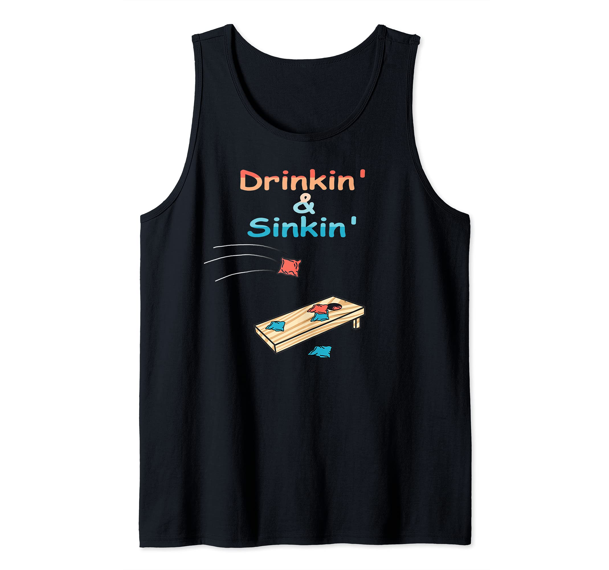 Drinkin' & Sinkin' Cornhole Tank Top