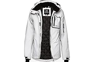 Womens High Altitude Insulated Ski Jacket - White