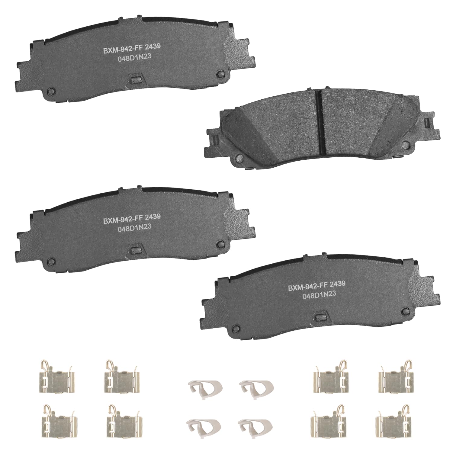 Bendix Premium SBM2439 Semi-Metallic Rear Brake Pads for Lexus LX600 2024-2022, Toyota Sequoia 2024-2023, Tundra 2024-2022