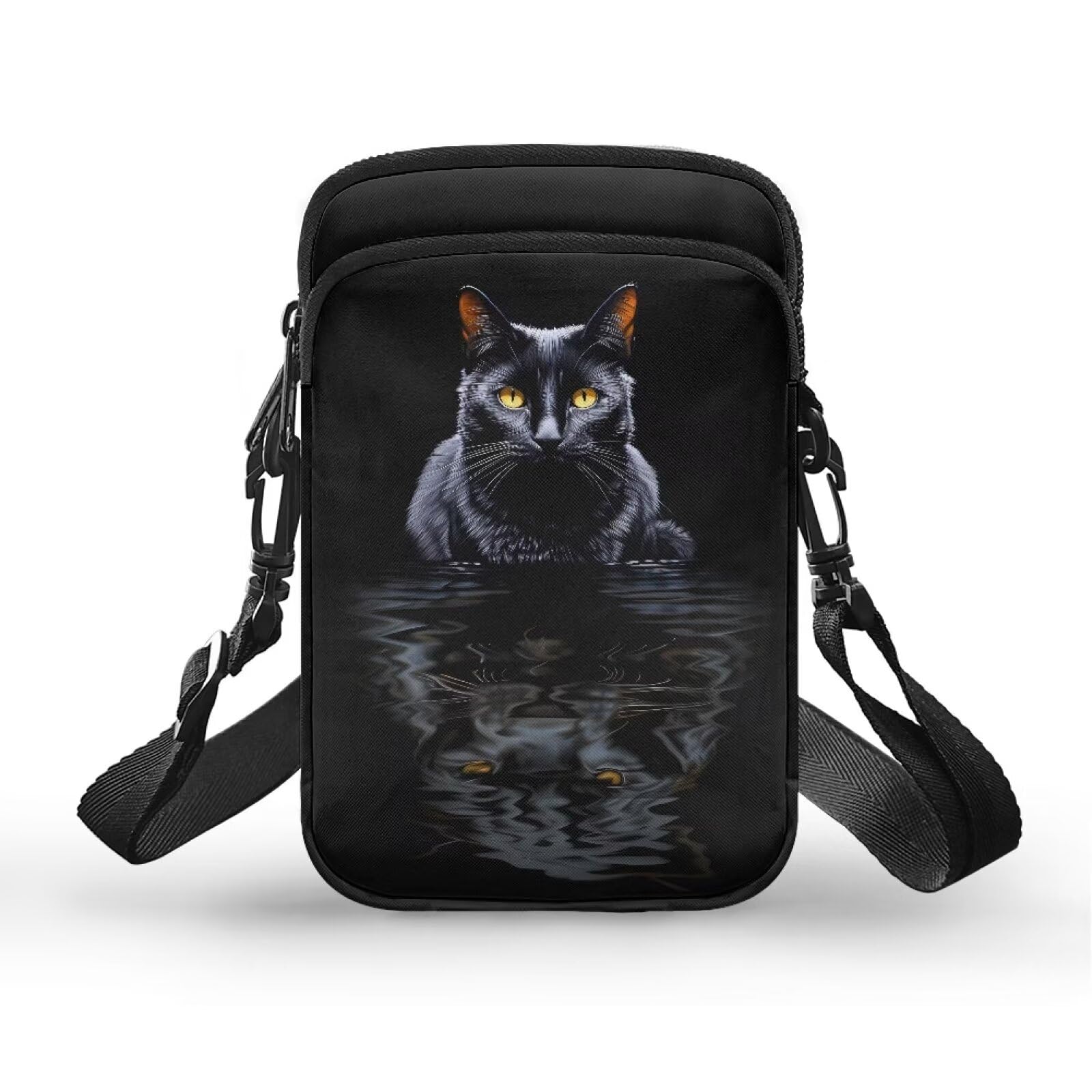 TSOVTHRID Double Layer Mini Crossbody Bag, Satchel Bags Handbag for Women Men