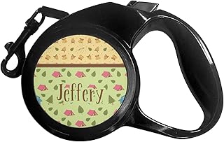 Summer Camping Retractable Dog Leash - Medium (Personalized)