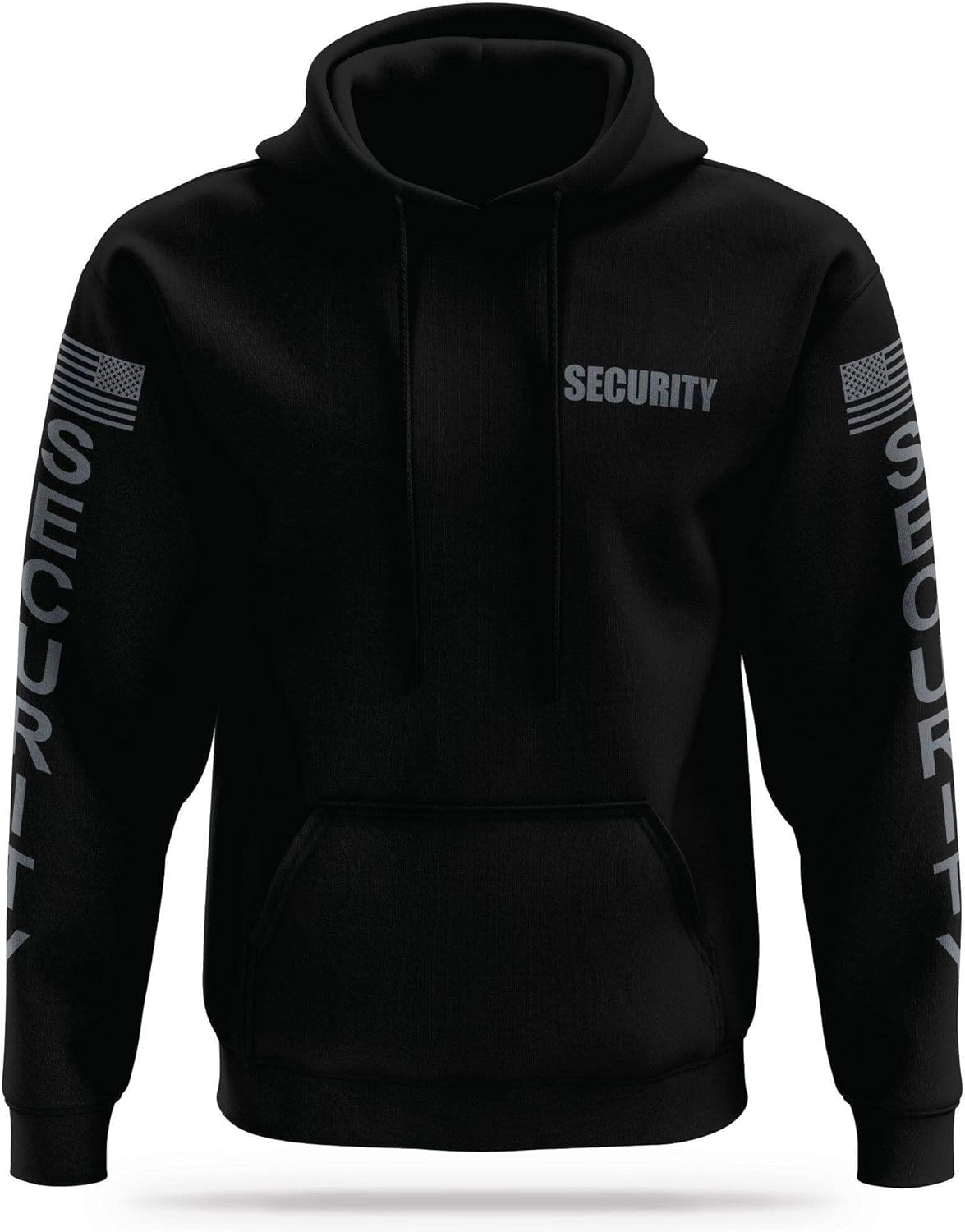 Security Utility Hoodie - USA Patriotic Apparel - 100% Polyester for Odor Free, Moisture-Wicking Quick Dry Comfort.