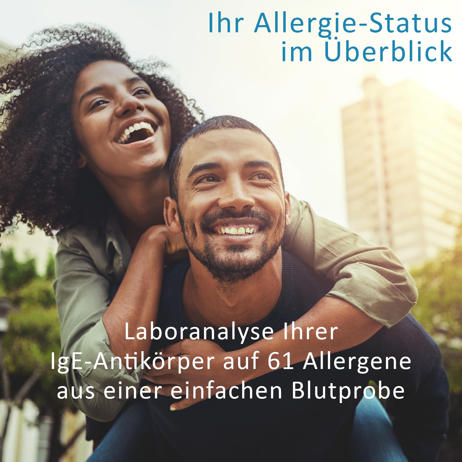 Allergietest Komplett Check – Großer Allergie Selbsttest zu 61 Allergenen (Lebensmittel, Pollen, Tiere, etc.) – Inkl. Laborbericht – Verisana