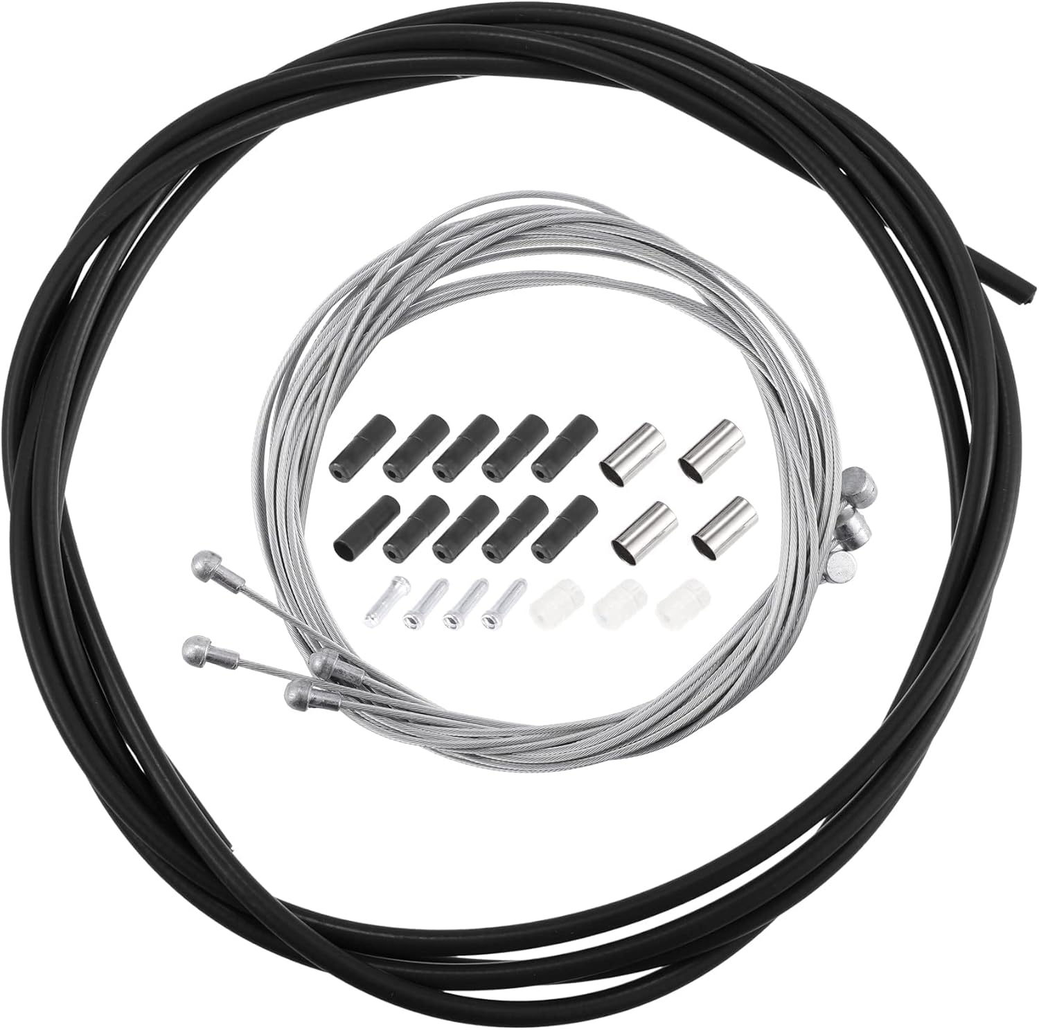 XVIEWDEX 4 PCS Universal Bicycle Shifter Cable Housing Set