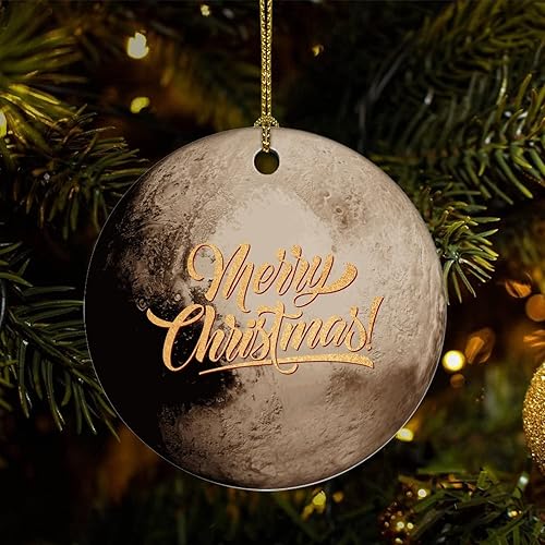 Two-Side Printed Cosmic Galactic Planet Ceramic Christmas Ornament Novelty for Family Friends Kids Star Christmas Keepsake Pendants Two-Side Printed Cosmic Galactic Planet Ceramic Christmas Ornament Novelty for Family Friends Kids Star Christmas Keepsake Pendants