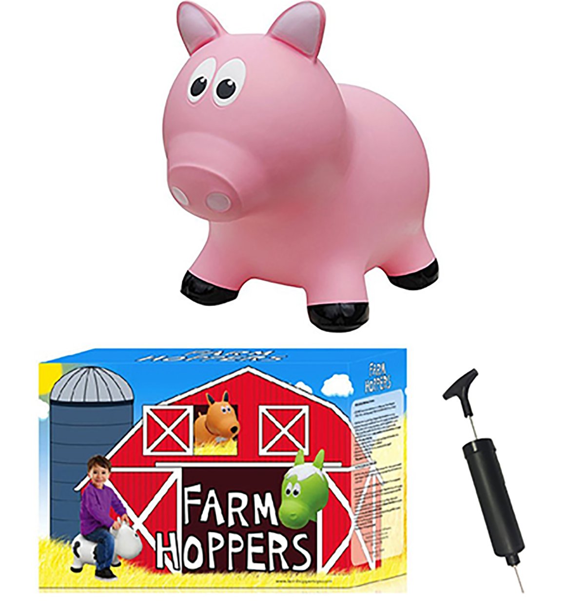Inflatable Bouncing Pink Pig 