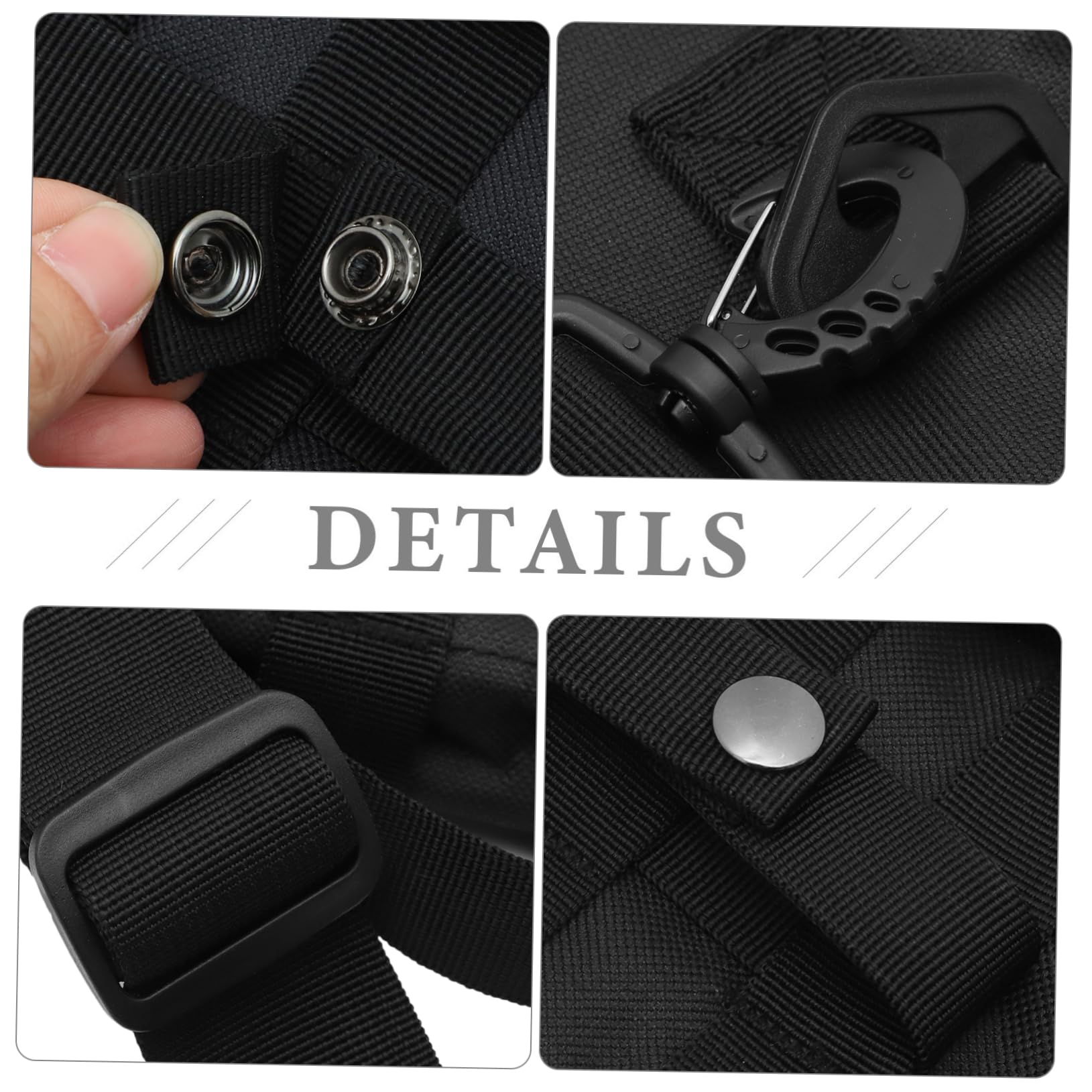 CORHAD Oxford Cloth Bag Sturdy Shoulder Bag Adjustable Straps for Outdoor