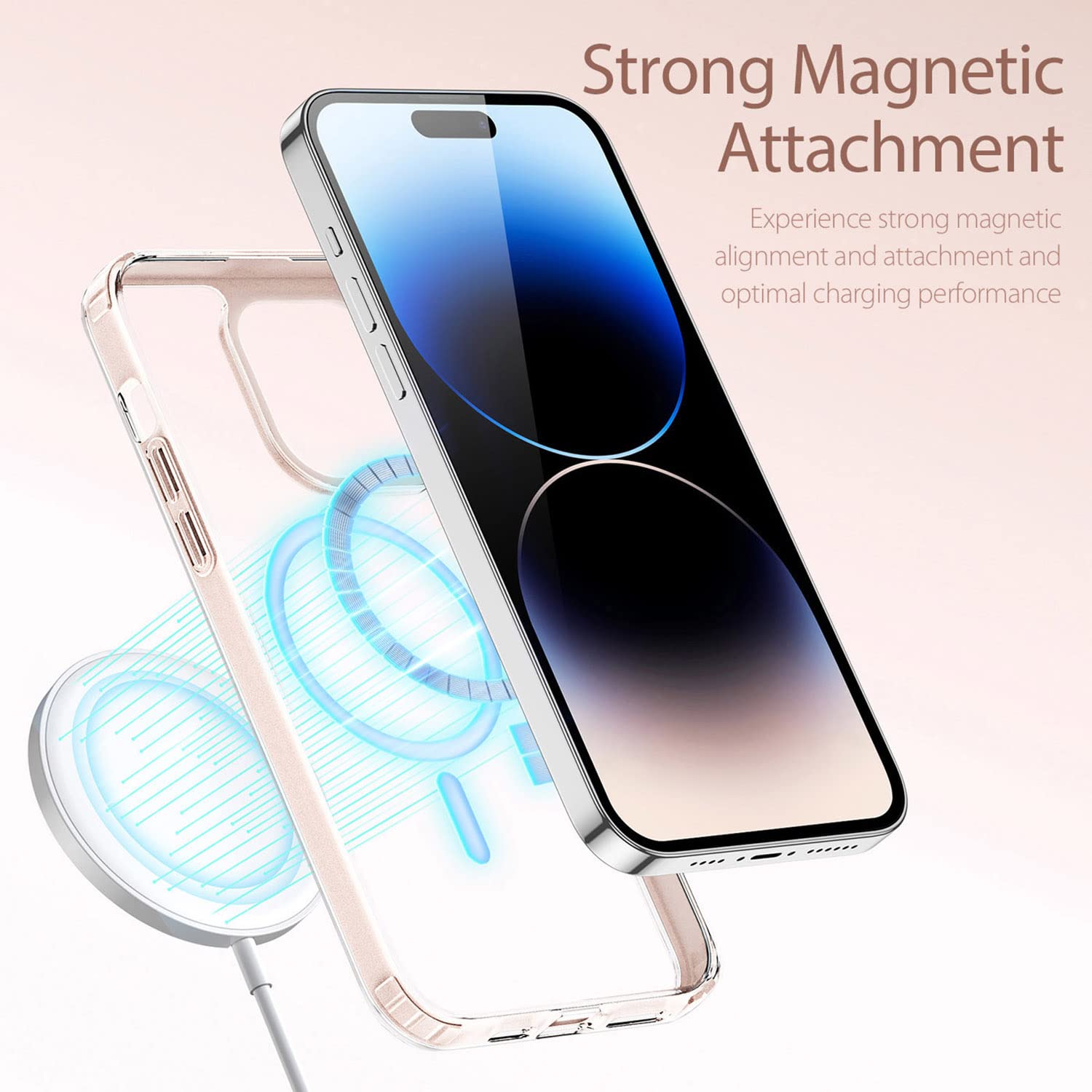 Amazon.co.jp: iPhone 14 Pro Max用 クリアケース MagSafe充電対応