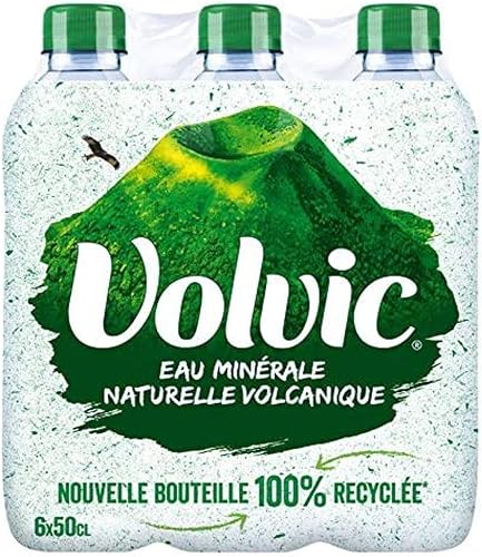 Volvic Eau Minérale Naturelle Volcanique, 6 x 500ml