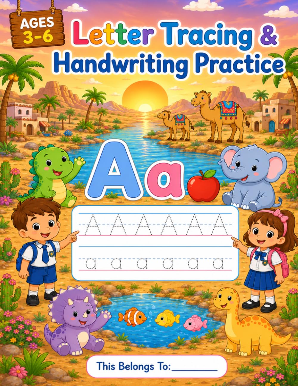 Letter Tracing & Handwriting Practice: Numbers and Letters Tracing Practice for 3+ years old