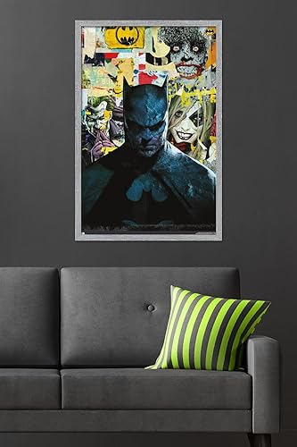 Miniatura 62 de Trends International DC Comics Batman - Póster de pared, 34 pulgadas de largo x 22.4 pulgadas, versión enmarcada en negro Versión con marco negro