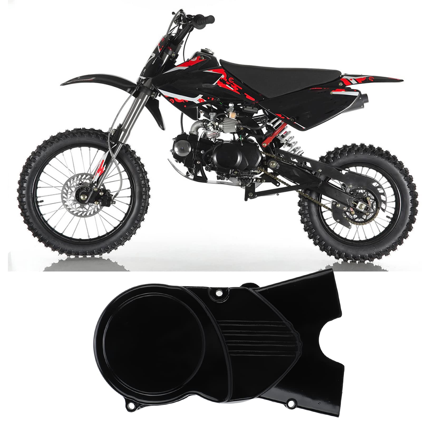 Coperchio dello statore del motore sinistro del motociclo, carter universale in lega di metallo per 50cc 70cc 90cc 110cc 125cc cinese Dirt Pit Bike