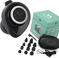 Vista 1 de Adjustable earplugs High Fidelity Musicians Hearing Protection Variable 7-25dB Attenuation Ear Plugs Award Winning Design Concerts, Clubs