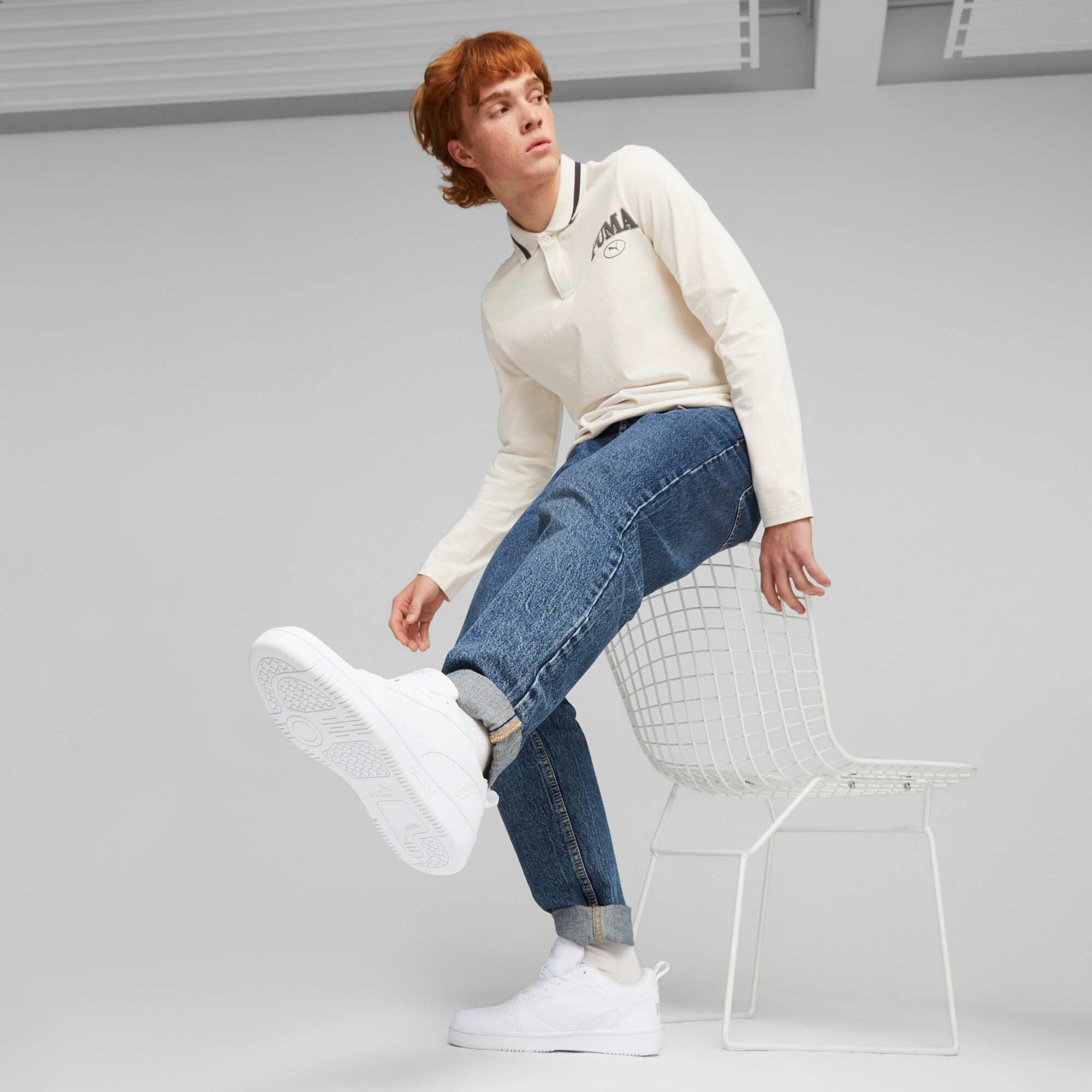 Puma Rebound V6 Low Unisex Sneaker – Bild 2