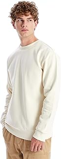 سويت شيرت برقبة دائرية ضيقة وأكمام طويلة للرجال من ال سي وايكيكي