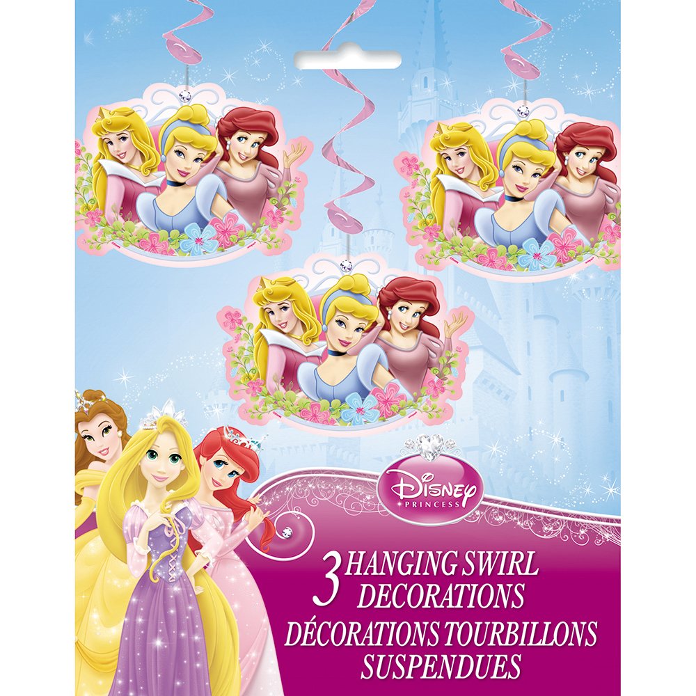 36" Hanging Disney Princess Decorations, 3ct