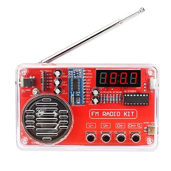 EIELE Soldering Practice Kit Digital Display HD Power Failure Memory Transparent Case Excellent Soldering Practice Project Ideal for School Teaching and Beginners Soldering Required