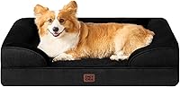 Vista 37 de EHEYCIGA Camas ortopédicas para perros extra grandes, cama impermeable de espuma viscoelástica XXL para mascotas con laterales, fondo antideslizante