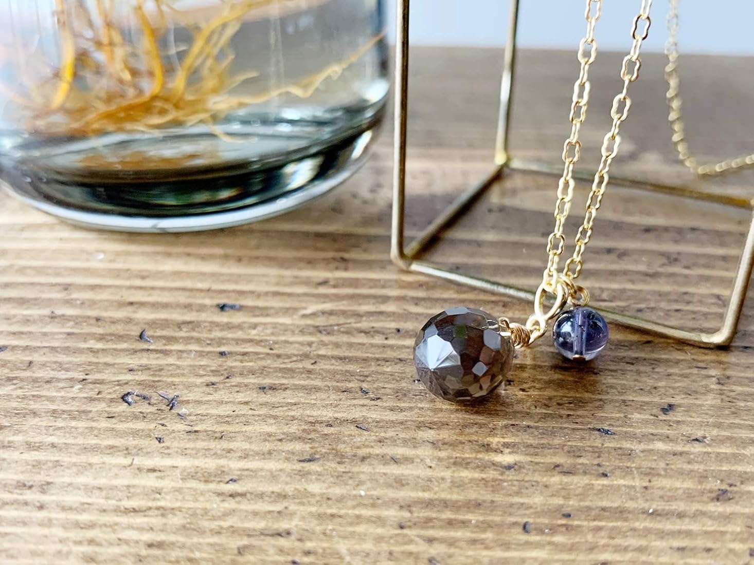 新品☆水晶 アイオライト ネックレス&ピアスセット☆ | fermedesnoyers.be