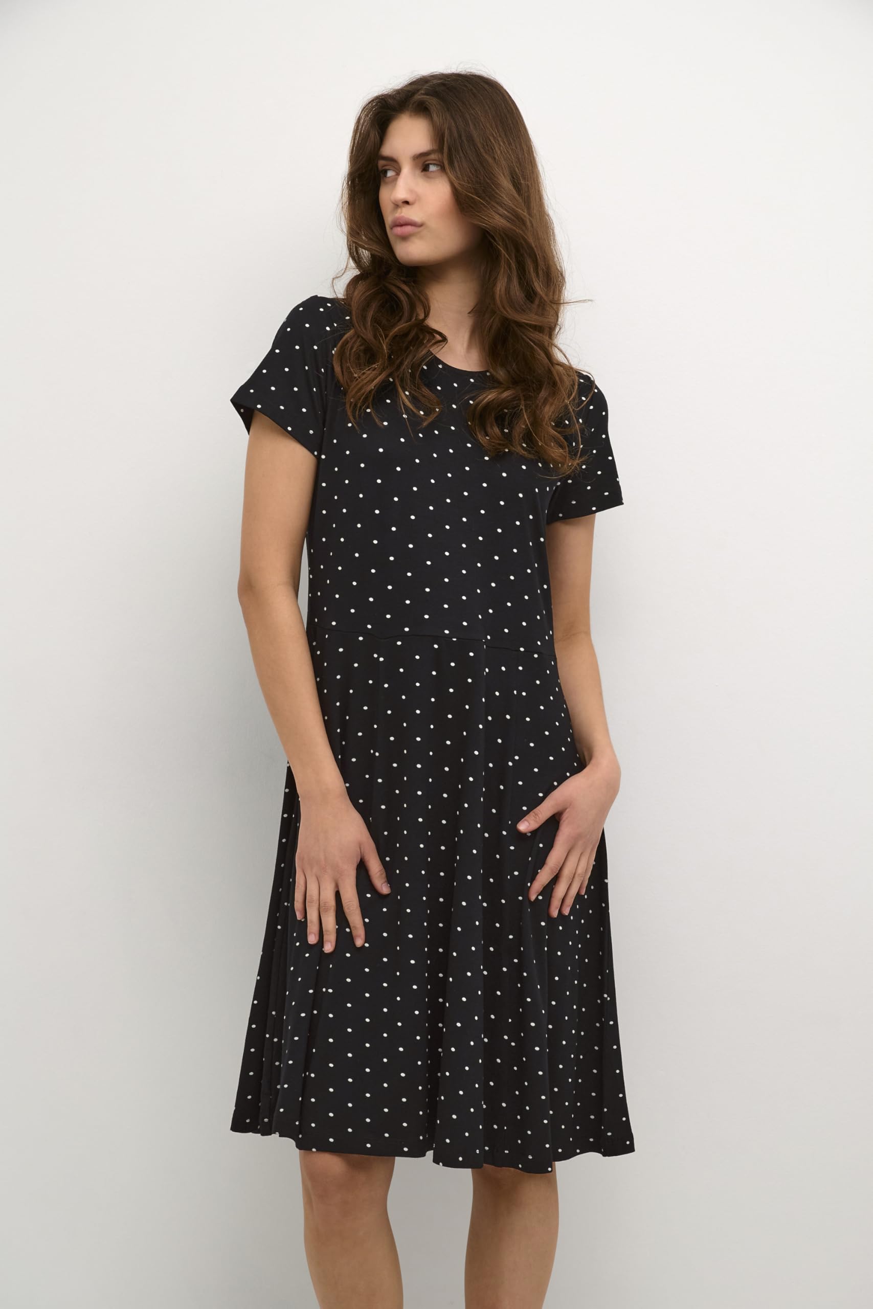 KAFFE Damen Kleid KAhazel Kurzarm