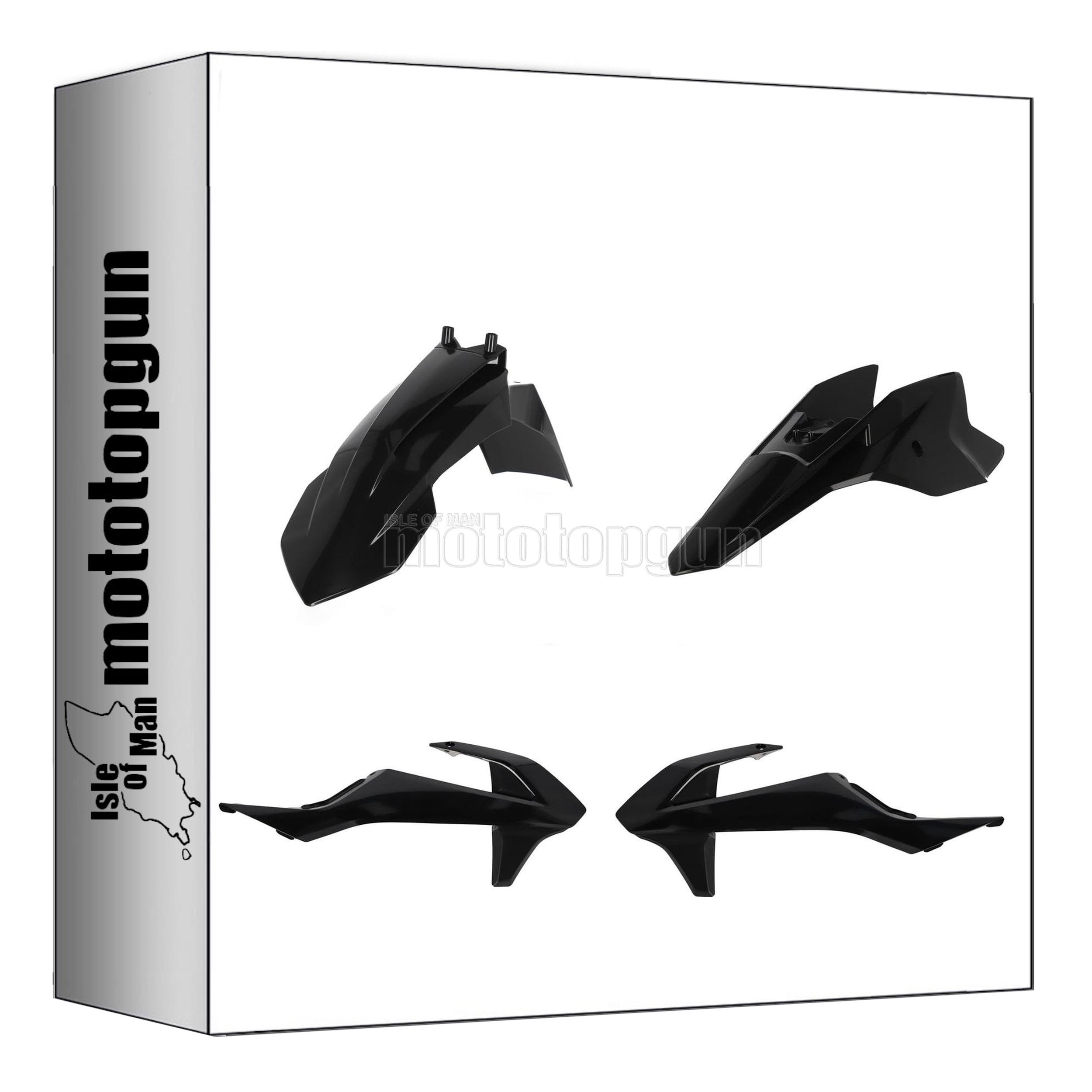 Kit cache carenage noir Acerbis flexible et durable pour KTM SX-E 5 - 3