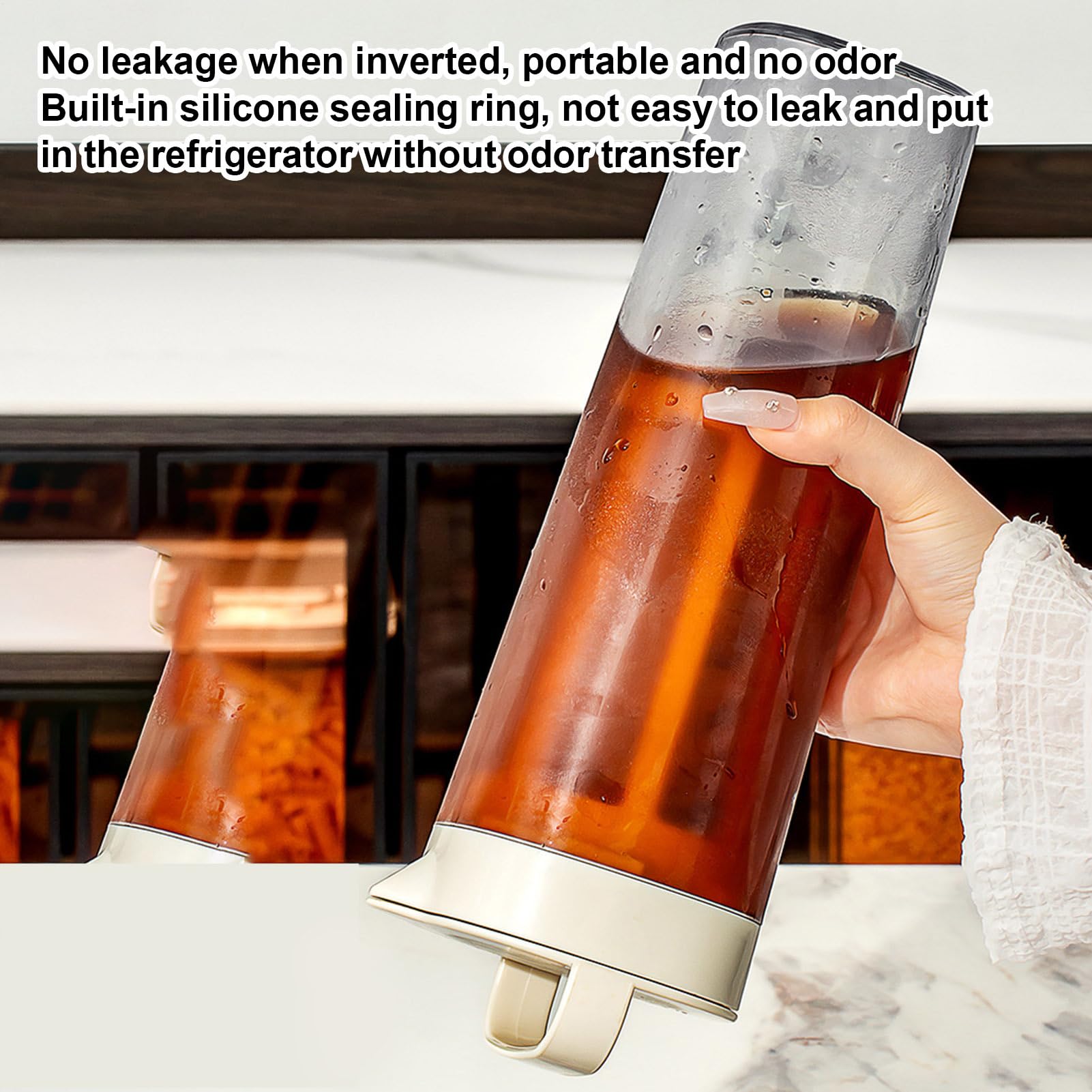 Générique Cold Brew Coffee Maker Acier Inoxydable Filtre 350 Mailles Thé Glacé