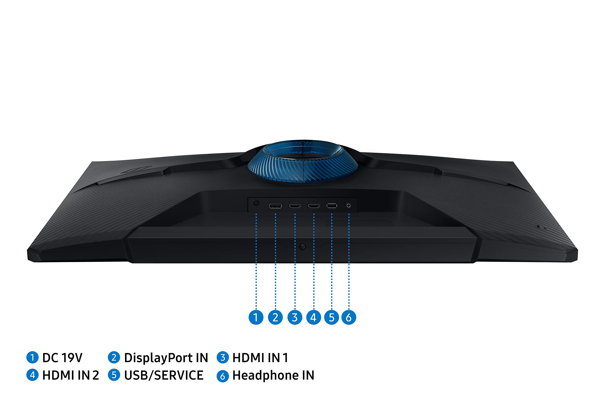Samsung ODYSSEY G5 G51C 32'' 165Hz -1ms, Dalle VA, Résolution QHD 2,560 x 1,440, 3000 : 1, HDR10, AMD FreeSync Premium Pro, Display Port, USB & Pied Ajustable, HDMI