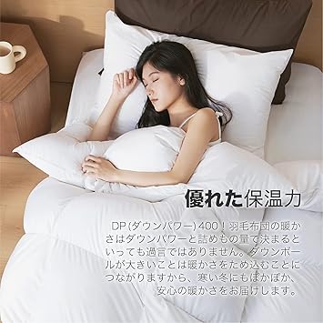 オズゴ合掛羽毛布団 100単 WMG95% QL210*210cm ネット販売済み www