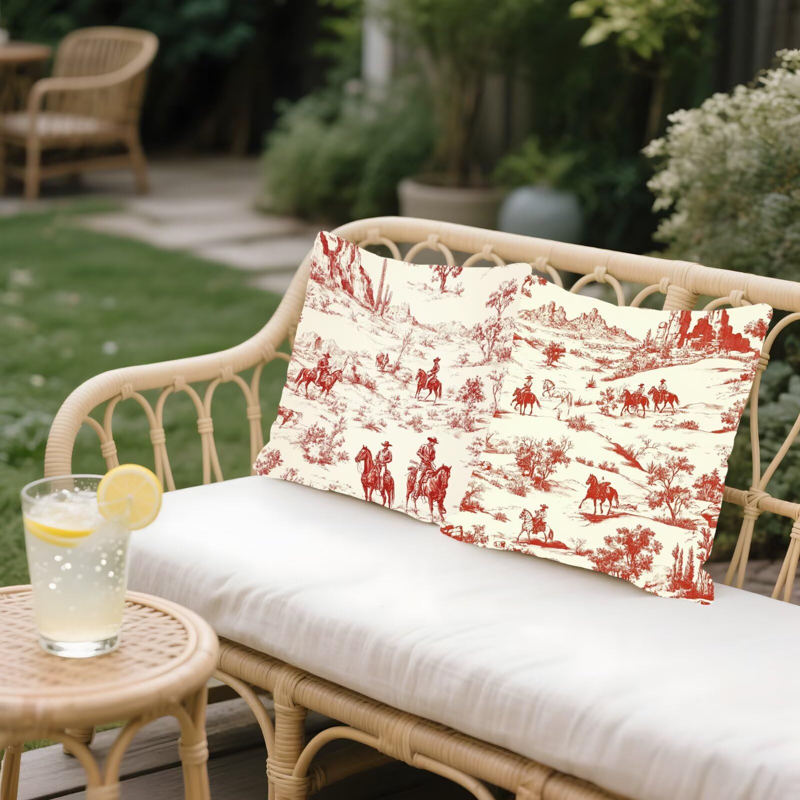 Cojines Sofa Fundas Cojines 50x50cm SúPer Suave Cojin Plano Vaquero Juego de 4, Fundas Almohada Impermeable Exterior, Interior Y Exterior Cojin Decorativos, Para JardíN SalóN Regalos NavideñOs P-439