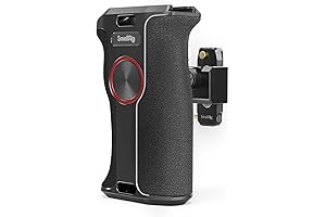 SmallRig Wooden Handle with NATO Rail for Camera Cage