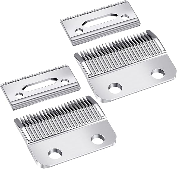 2 Sets Professional Replacement Clipper Blades, 2 Holes Adjustable Hair