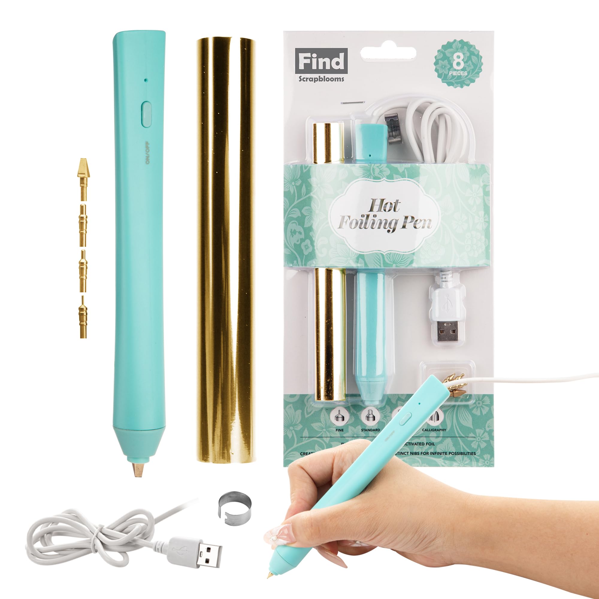 Amazon.com: Find Scrapblooms Foil Quill Pen Starter Kit with 4