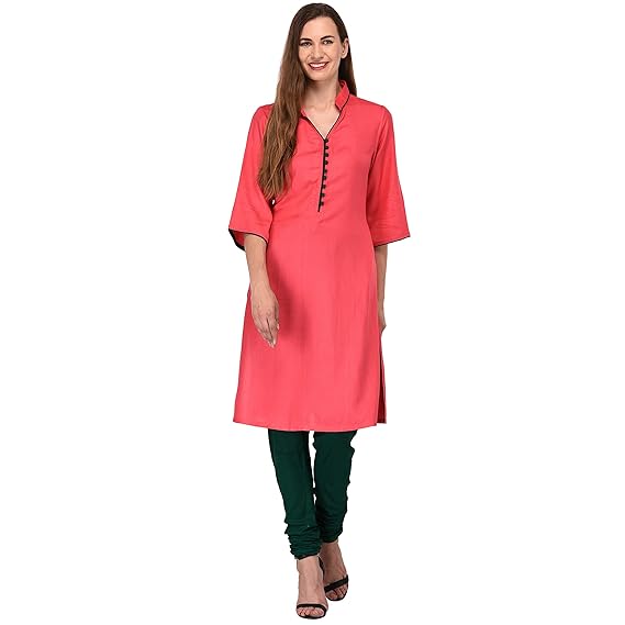churidar button neck designs