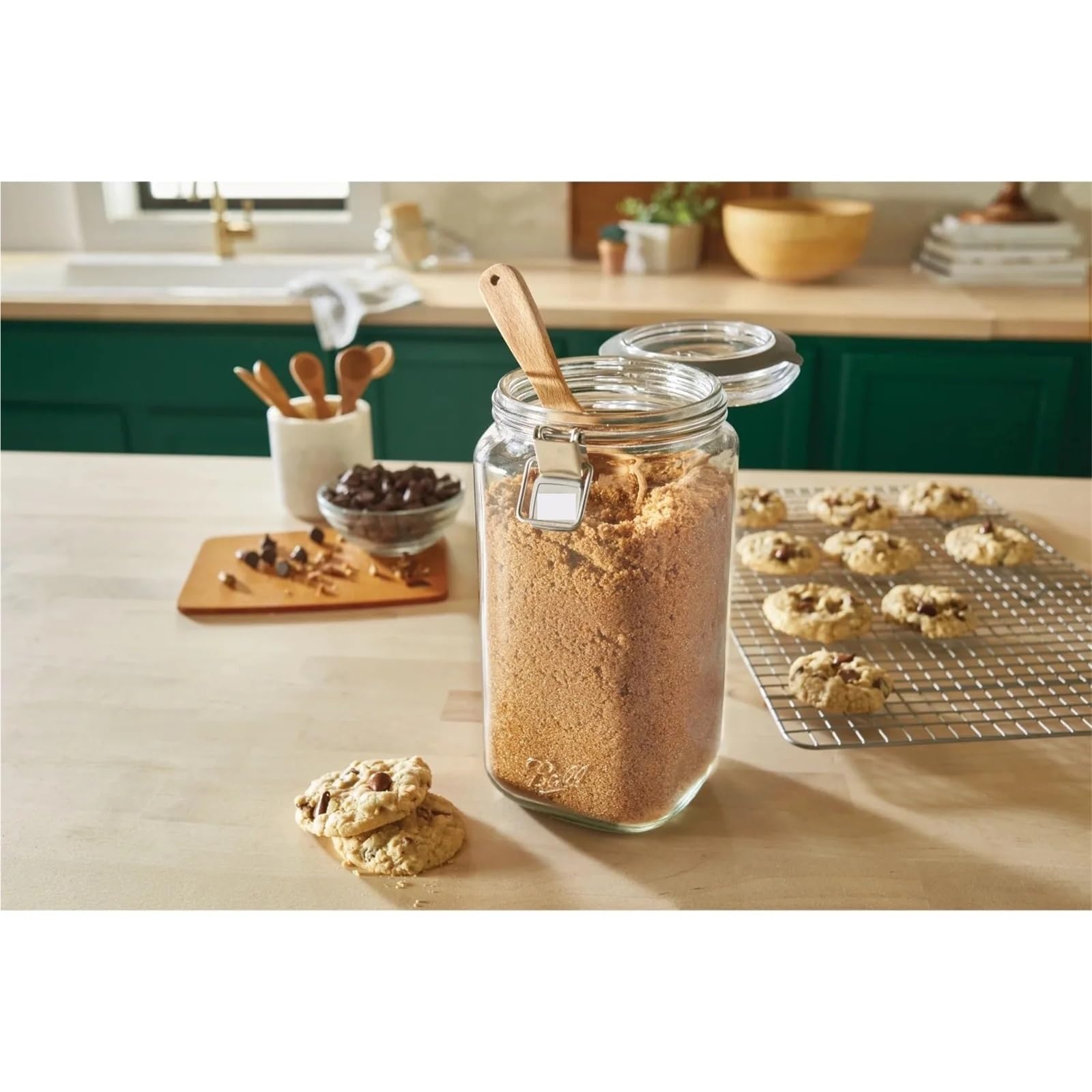 Barattolo di caramelle da mezzo gallone vetro ermetico con coperchio for la conservazione degli alimenti Per Caramelle