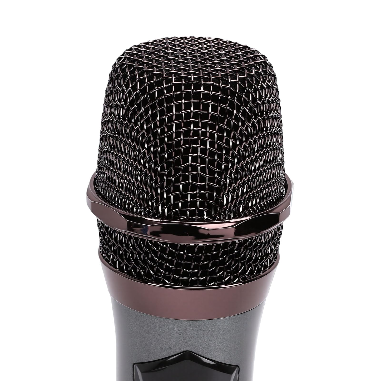 Mixer a 4, Mixer Professionale con Doppio Microfono Wireless UHF, MP3 Bluetooth Integrato, Alimentazione 48 V, Porta USB Mixing DJ RGB per Feste Karaoke a Casa