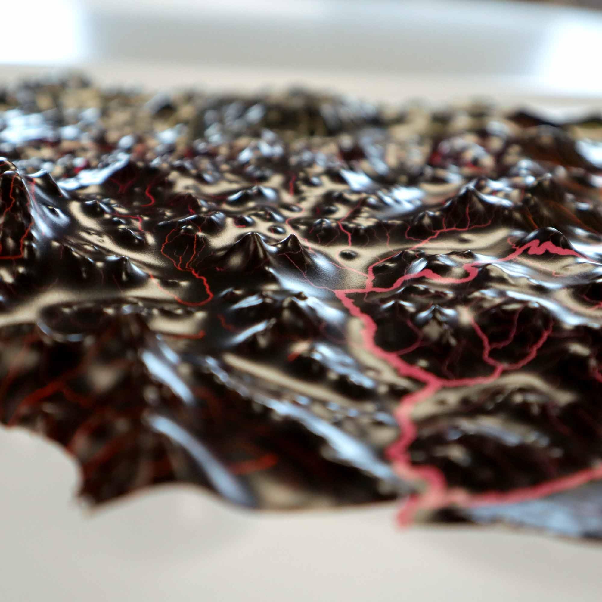 Hubbard Scientific 3D United States Hydrological Map | A True Raised Relief Map - You Can Feel the Terrain | Vaccum-formed Molded | 36'' x 24'' | Detailed Topography - Image 3