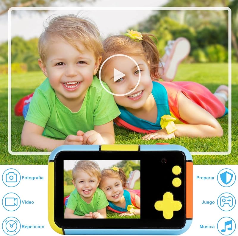OKYUK 24MP Gyerek Digitális Fényképezőgép 2.4" LCD Kijelzővel 1080P HD Video