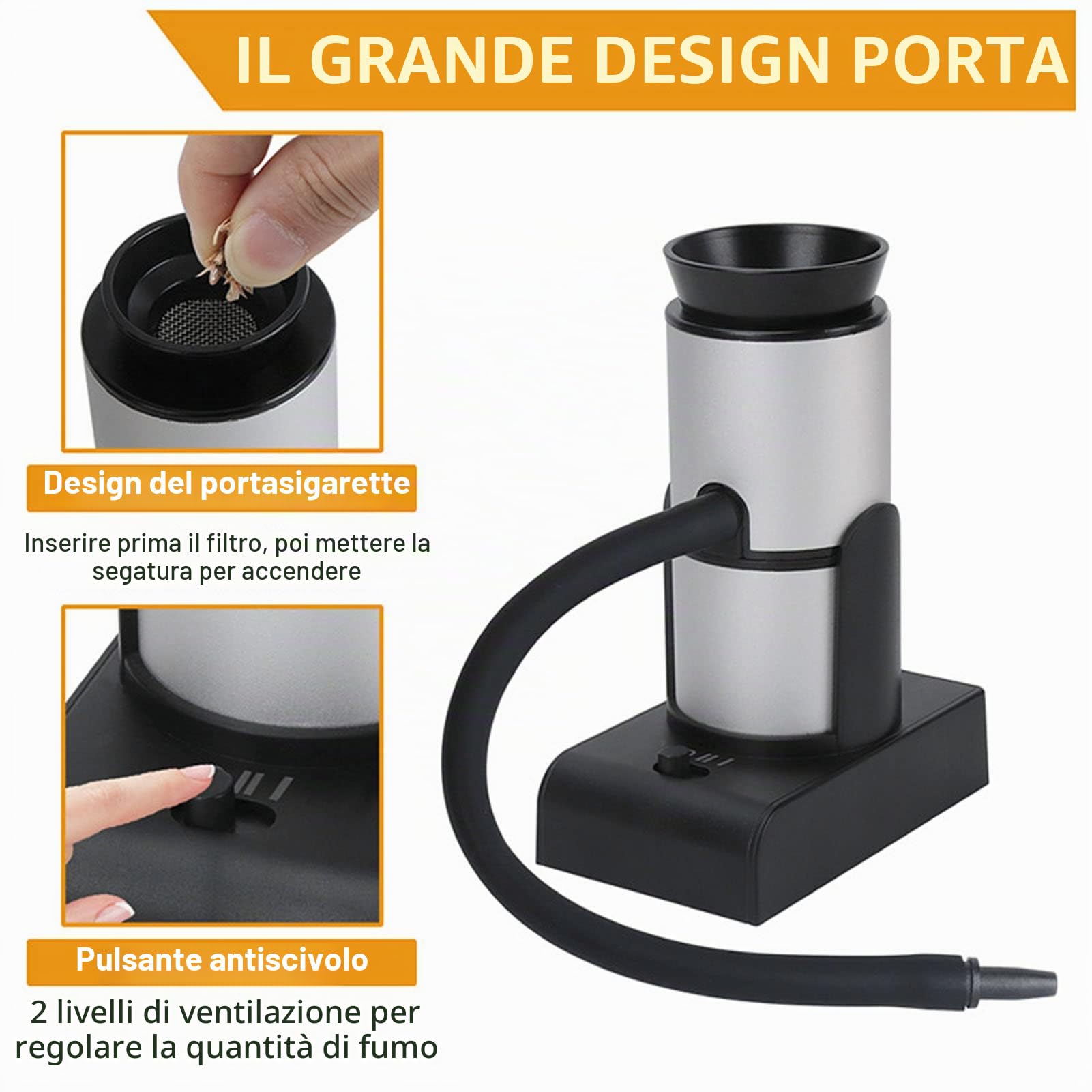 Kit per affumicatore per cocktail, affumicatore per alimenti portatile portatile per alimenti infusore per fumo con accessori per pesce, frutti di mare, gastronomia molecolare, cocktail, noci, snack