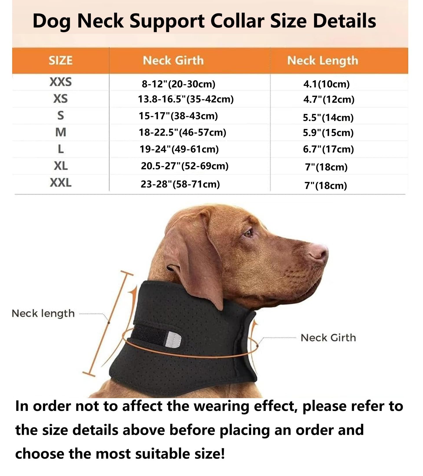 Collar cervical para mascotas para aliviar el dolor de perros y gatos, envoltura canina que protege heridas y cura, debido a la artritis y lesiones, soporte cervical ayuda a recuperarse de