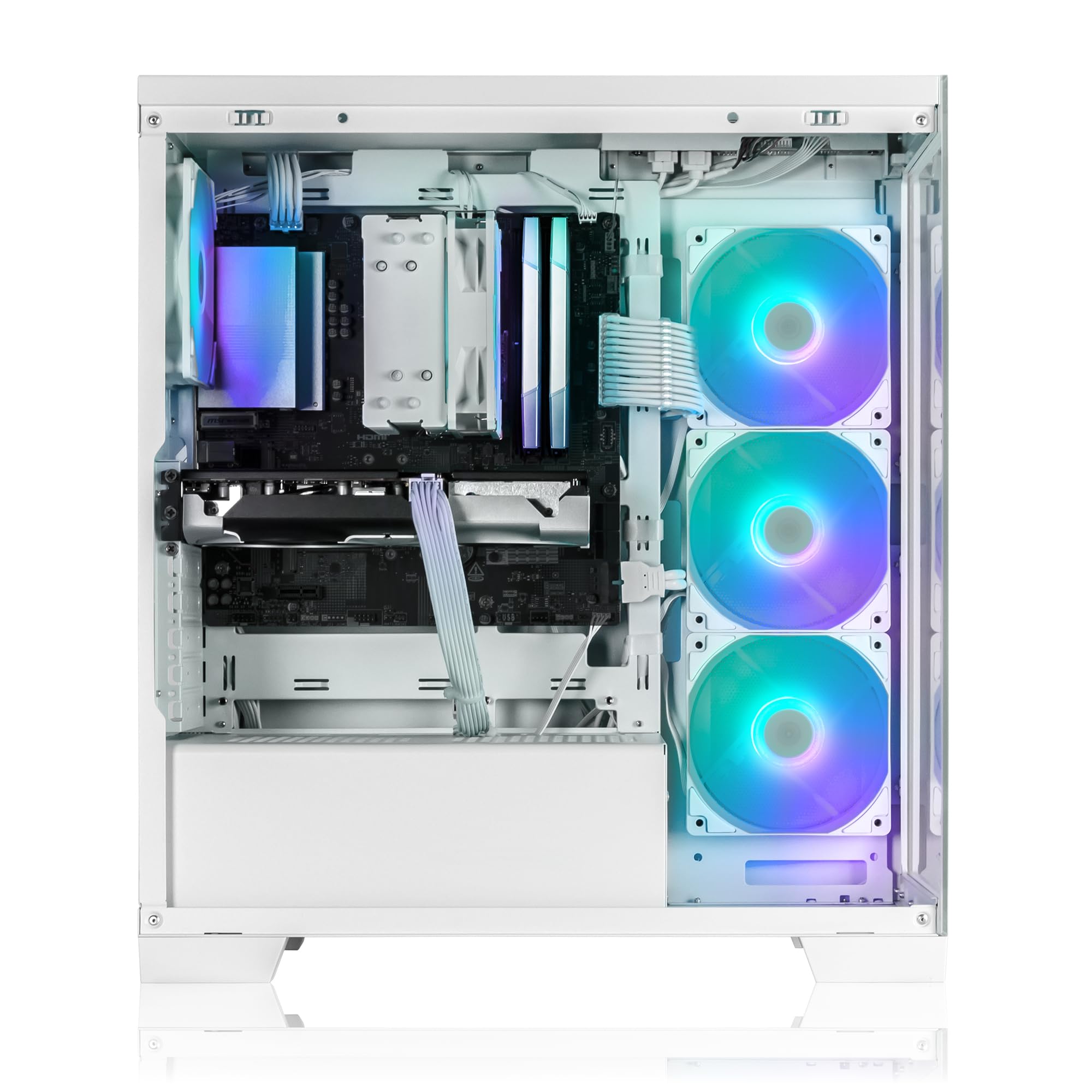 Aurum Bianco PC Gaming Ryzen 7 5700X • GeForce RTX5060Ti 16GB • 32GB DDR4 • 1000GB M.2 SSD • Windows 11 • WiFi • pc da gaming