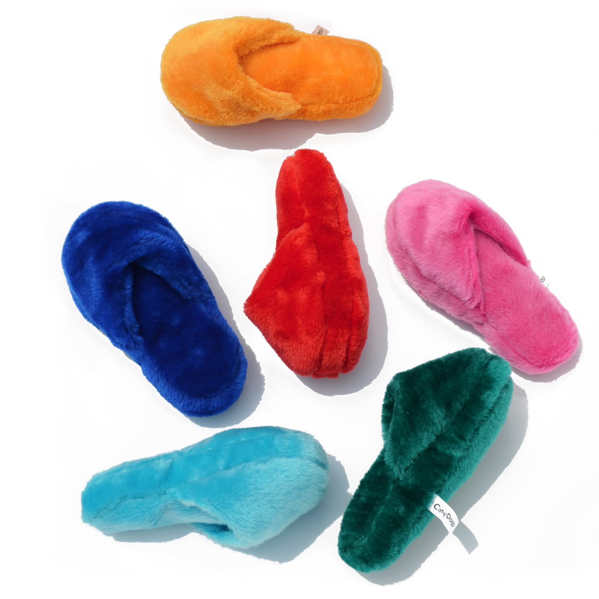 Juguetes chirriantes para perros, juguetes masticables duraderos para perros al aire libre, juguetes interactivos de peluche para perros pequeños y medianos, diseño en forma de pantufla
