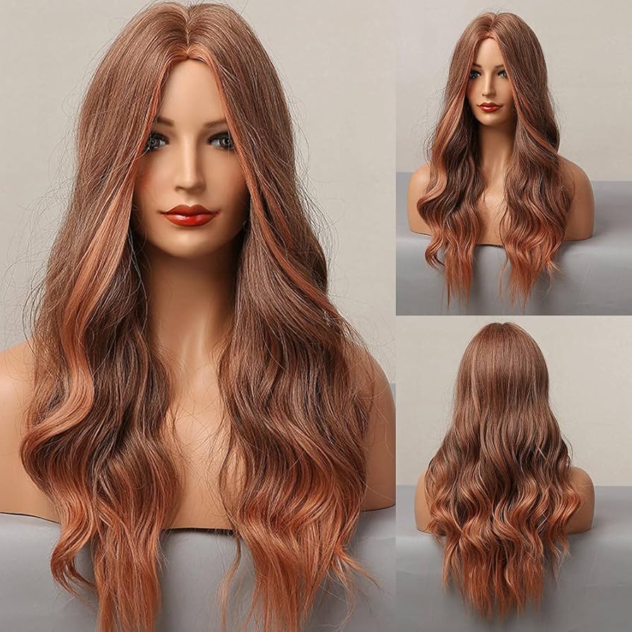 ブラウン ストレートウィッグ 合成繊維 ブラウン ストレートウィッグ 合成繊維