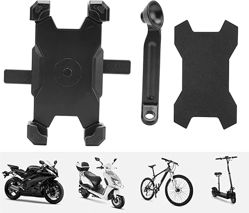 Miniatura 7 de VGEBY Soporte para teléfono móvil, soporte de teléfono impermeable con junta de PVC, soporte de teléfono de bicicleta de aleación de aluminio para